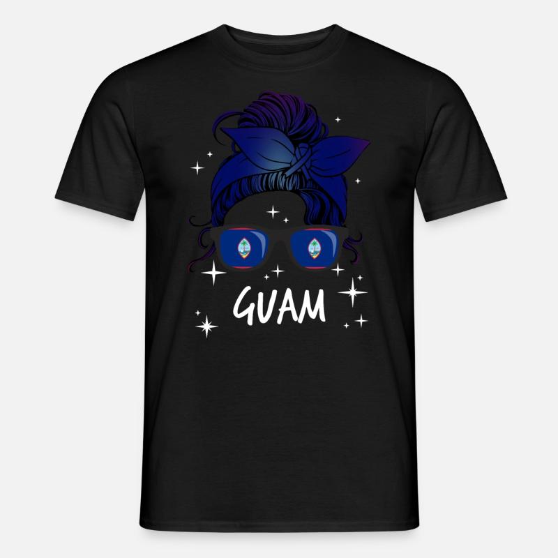 Guam - Männer T-Shirt - Schwarz