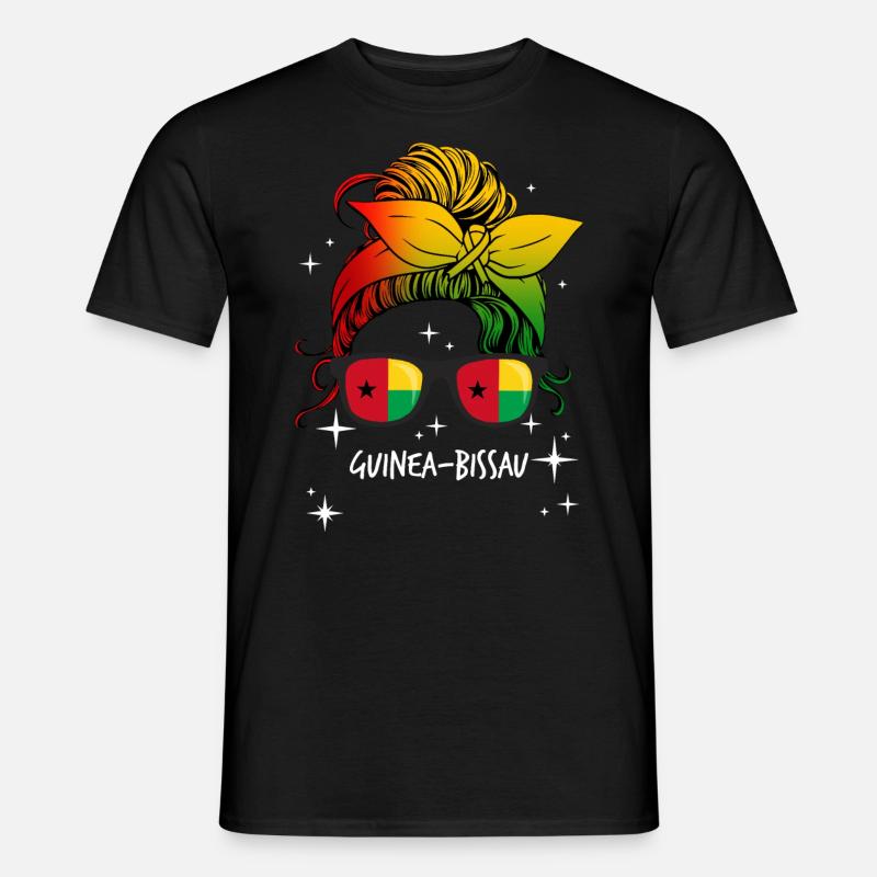 Guinea-Bissau - Männer T-Shirt - Schwarz