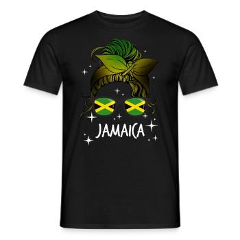Jamaïque - T-shirt homme - noir - Devant - AI Model Male 178 light (178cm)