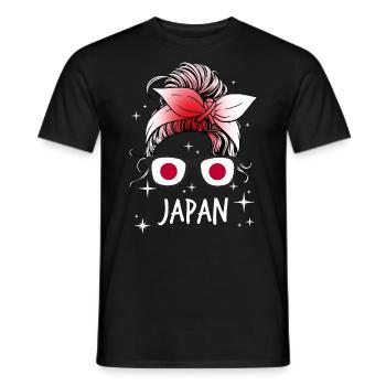 Japan - Männer T-Shirt - Schwarz - Vorne - AI Model Male 178 light (178cm)