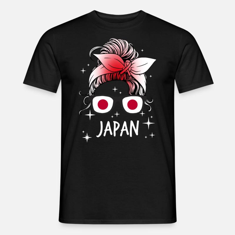 Japan - Männer T-Shirt - Schwarz