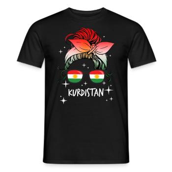 Kurdistan - T-shirt homme - noir - Devant - AI Model Male 178 light (178cm)