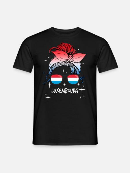 Luxembourg - Men's T-Shirt - black