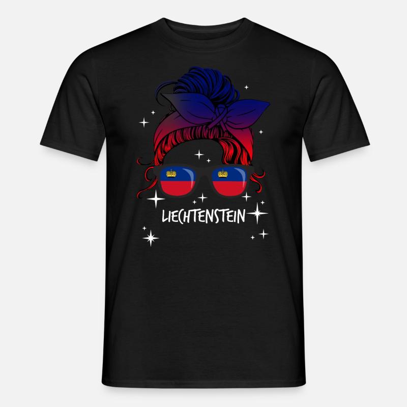 Liechtenstein - Männer T-Shirt - Schwarz