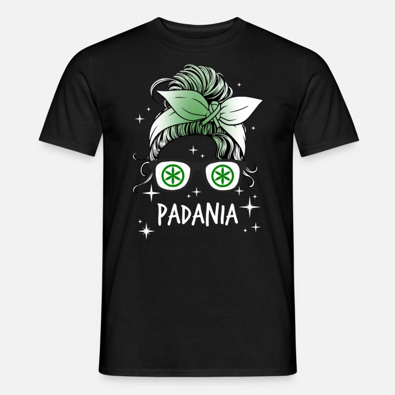 Padanien - Männer T-Shirt - Schwarz