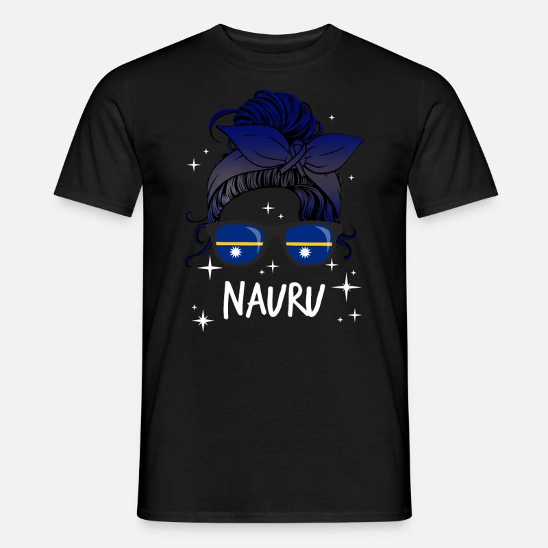 Nauru - Männer T-Shirt - Schwarz