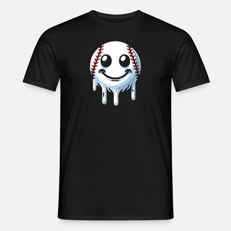 Baseball - Männer T-Shirt - Schwarz