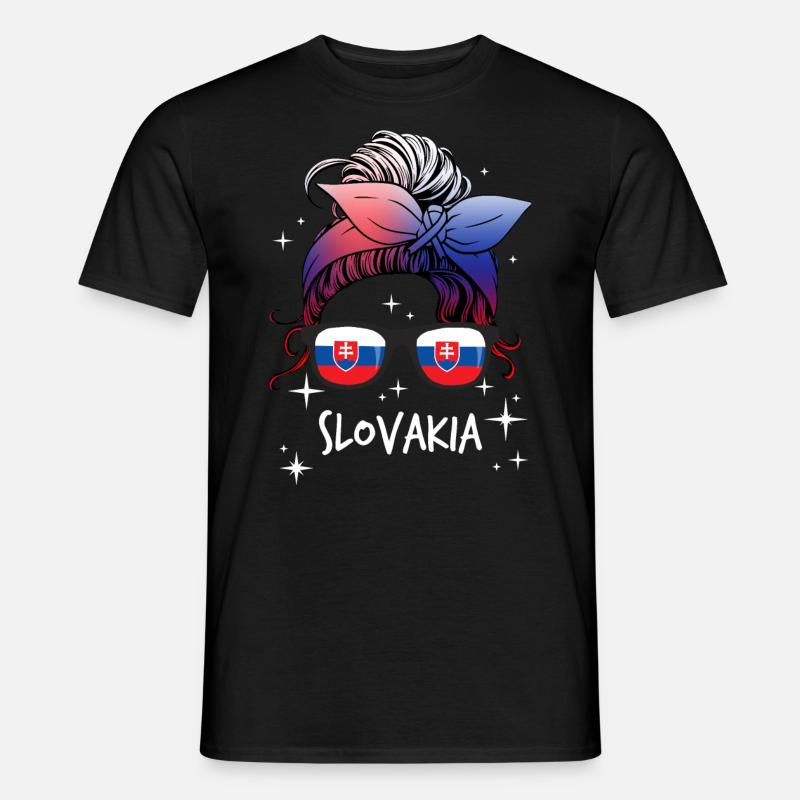 Slowakei - Männer T-Shirt - Schwarz