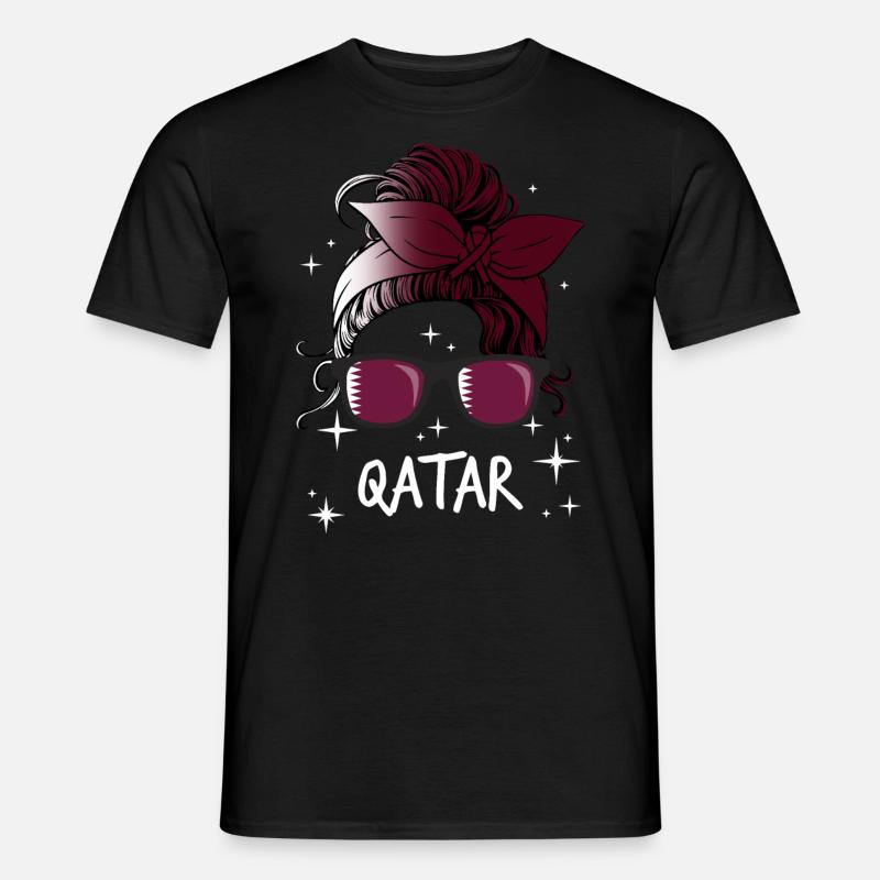 Katar - Männer T-Shirt - Schwarz