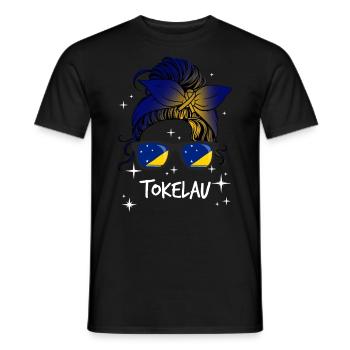 Tokelau - Men's T-Shirt - black - Front - AI Model Male 178 light (178cm)