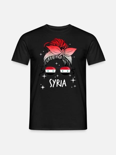 Syria - Men's T-Shirt - black