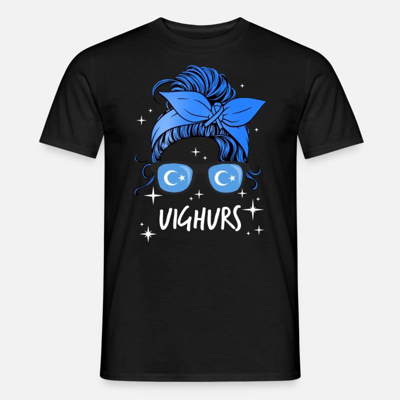 Uiguren - Männer T-Shirt - Schwarz