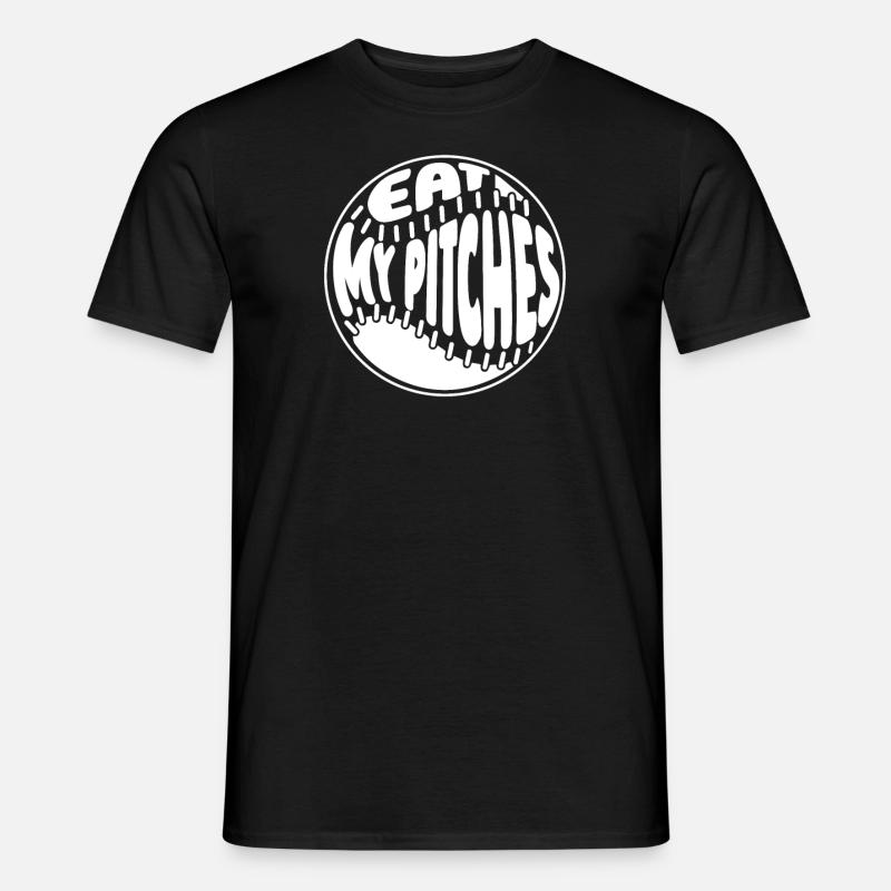 Baseball Witzig - Männer T-Shirt - Schwarz