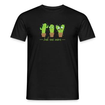 Juste une plante de cactus de plus - T-shirt homme - noir - Devant - AI Model Male 178 light (178cm)