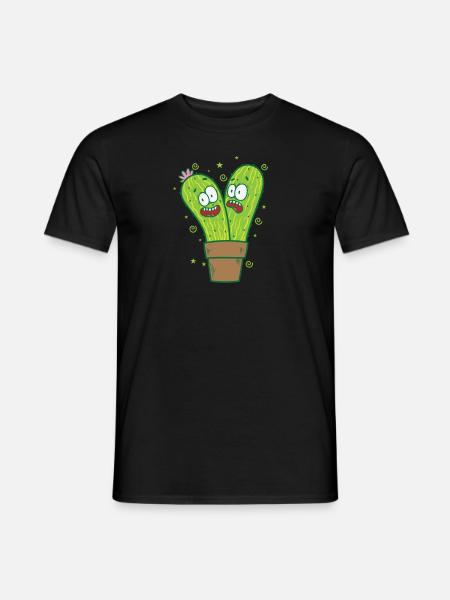 Cacti Plants Nature - Men's T-Shirt - black