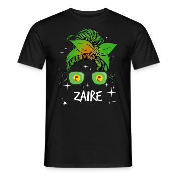 Zaire - Männer T-Shirt - Schwarz - Vorne - AI Model Male 178 light (178cm)