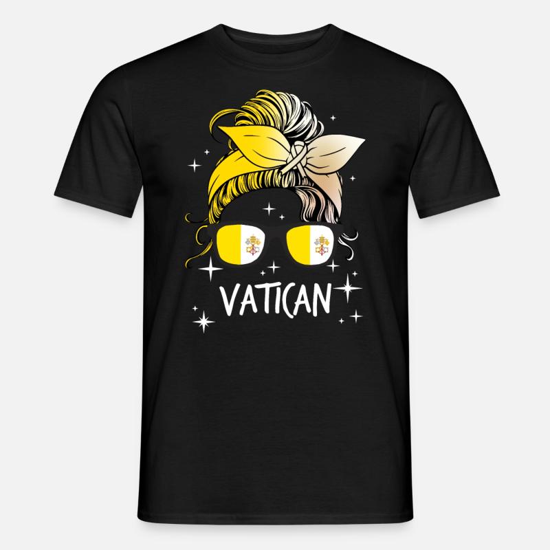 Vatikan - Männer T-Shirt - Schwarz