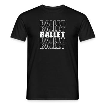 Ballet Training - Men's T-Shirt - black - Front - AI Model Male 178 light (178cm)