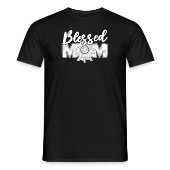 Sonnenblumen Mama Sunflower Mom - Männer T-Shirt - Schwarz - Vorne - AI Model Male 178 light (178cm)