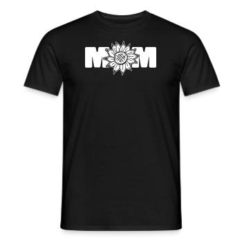 Sonnenblumen Mama Sunflower Mom - Männer T-Shirt - Schwarz - Vorne - AI Model Male 178 light (178cm)