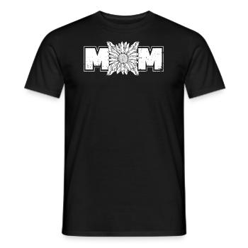 Sonnenblumen Mama Sunflower Mom - Männer T-Shirt - Schwarz - Vorne - AI Model Male 178 light (178cm)