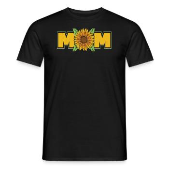 Sonnenblumen Mama Sunflower Mom - Männer T-Shirt - Schwarz - Vorne - AI Model Male 178 light (178cm)
