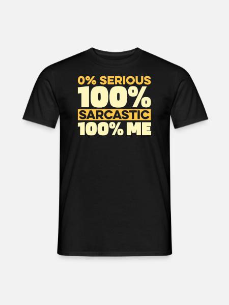 L’humour noir, je m’en fous - T-shirt homme - noir