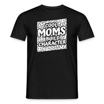 Maman Soutien Maman - T-shirt homme - noir - Devant - AI Model Male 178 light (178cm)