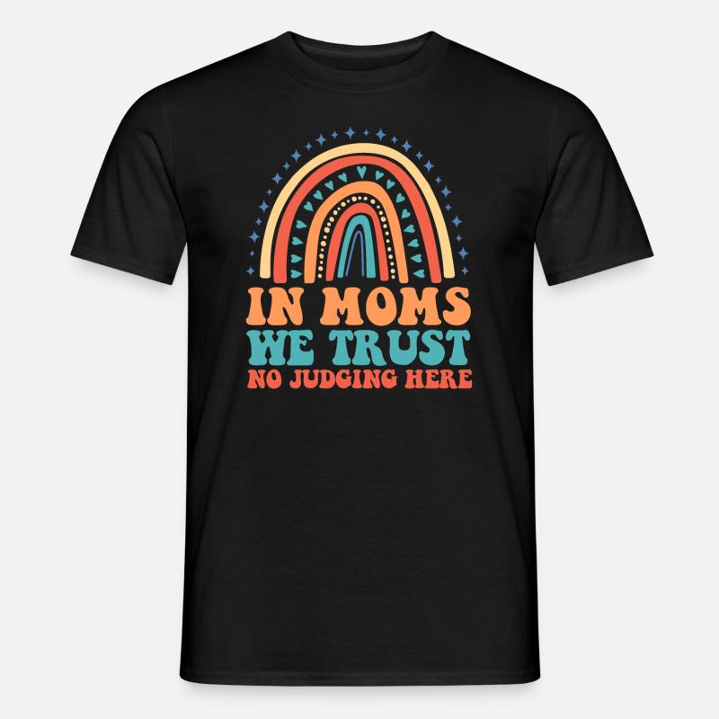 Mama Mutter Unterstützung Der Mutter - Männer T-Shirt - Schwarz