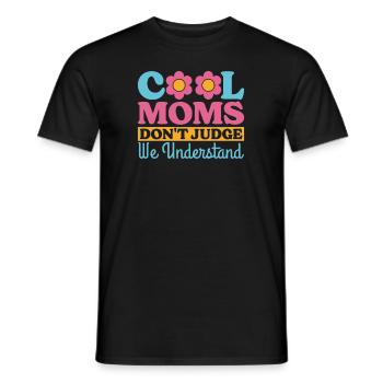 Maman Soutien Maman - T-shirt homme - noir - Devant - AI Model Male 178 light (178cm)