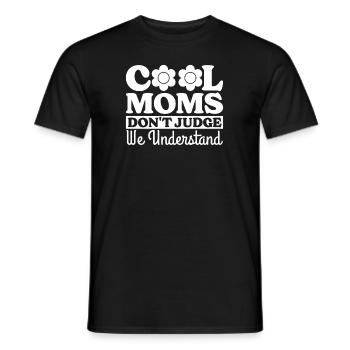 Maman Soutien Maman - T-shirt homme - noir - Devant - AI Model Male 178 light (178cm)