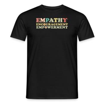 Maman Soutien à la maman - T-shirt homme - noir - Devant - AI Model Male 178 light (178cm)