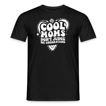 Maman Soutien à la maman - T-shirt homme - noir - Devant - AI Model Male 178 light (178cm)