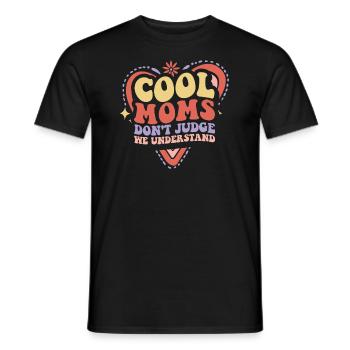 Maman Soutien à la maman - T-shirt homme - noir - Devant - AI Model Male 178 light (178cm)