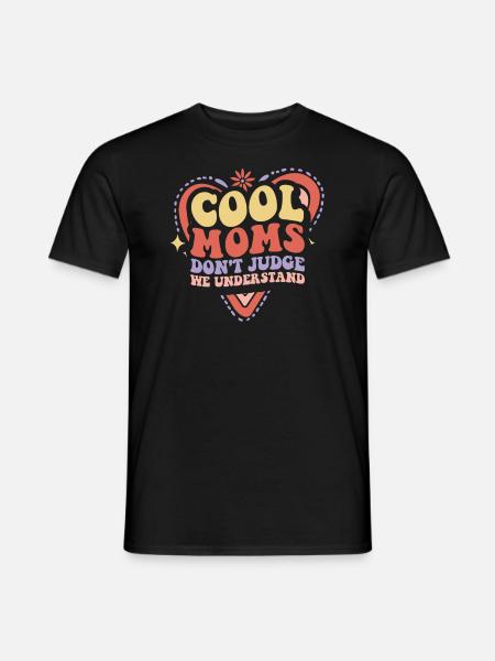 Mom Mom Support - Men's T-Shirt - black