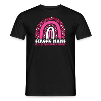 Maman Soutien à la maman - T-shirt homme - noir - Devant - AI Model Male 178 light (178cm)