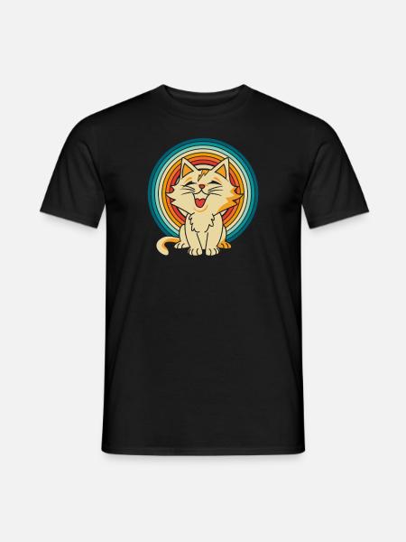 Chat - T-shirt homme - noir