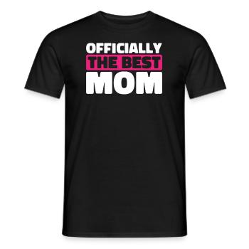 Mama Mutter Best Mom - Men's T-Shirt - black - Front - AI Model Male 178 light (178cm)