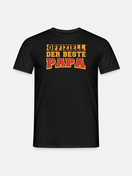 Vater Papa Best Dad - Men's T-Shirt - black