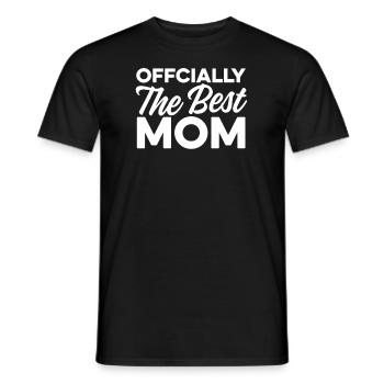 Mama Mutter Best Mom - Men's T-Shirt - black - Front - AI Model Male 178 light (178cm)