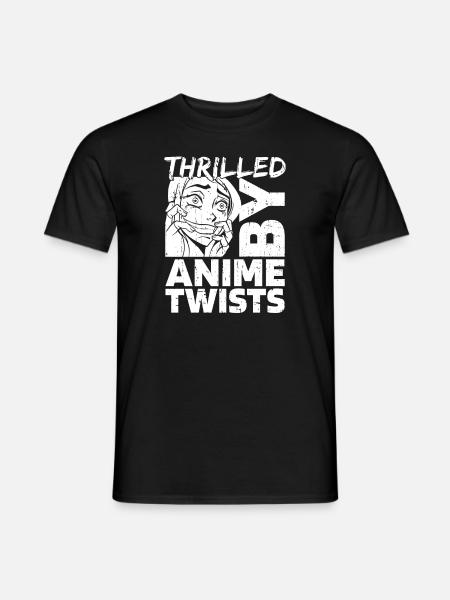 Anime Manga Anime Fille - T-shirt homme - noir