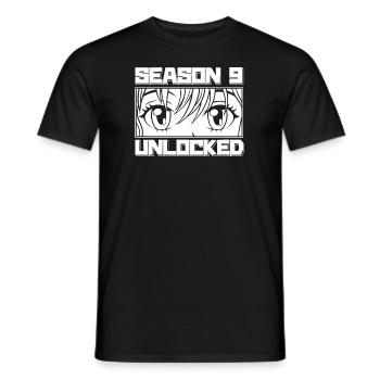 Anime Manga Anime Birthday Girl - Men's T-Shirt - black - Front - AI Model Male 178 light (178cm)