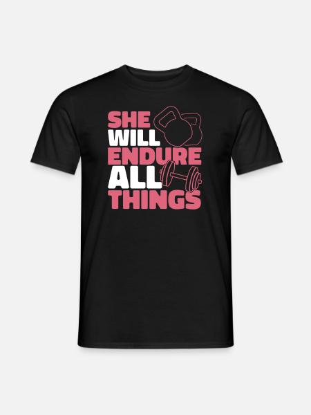 Weightlifting Weightlifter Sweat - Men's T-Shirt - black