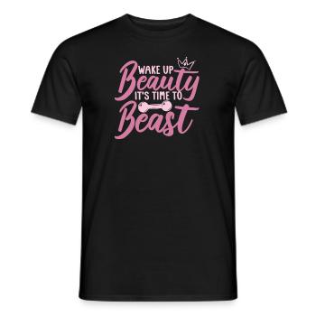 Gewichtheben Gewichtheber - Männer T-Shirt - Schwarz - Vorne - AI Model Male 178 light (178cm)