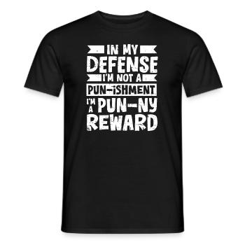 Schwarzer Humor Witzig Lustiges Wortspiel - Männer T-Shirt - Schwarz - Vorne - AI Model Male 178 light (178cm)