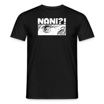 Anime Manga Nani Anime - Männer T-Shirt - Schwarz - Vorne - AI Model Male 178 light (178cm)
