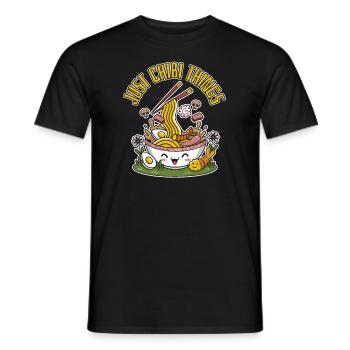 Anime Manga Funny Chibi - Men's T-Shirt - black - Front - AI Model Male 178 light (178cm)