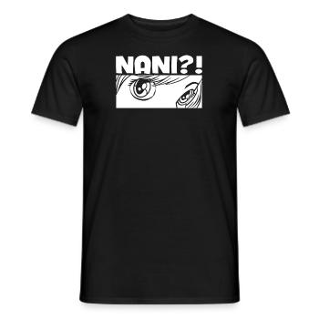 Anime Manga Nani Anime - Männer T-Shirt - Schwarz - Vorne - AI Model Male 178 light (178cm)