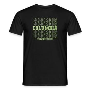 Columbia, South Carolina, a city in the U.S. state of South Carolina - Men's T-Shirt - black - Front - AI Model Male 178 light (178cm)