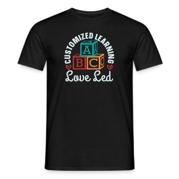 Mama Mutter Homeschool Mutterlehrerin - Männer T-Shirt - Schwarz - Vorne - AI Model Male 178 light (178cm)